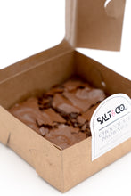 Load image into Gallery viewer, Open box of choclate brownies from Salt &amp; co
